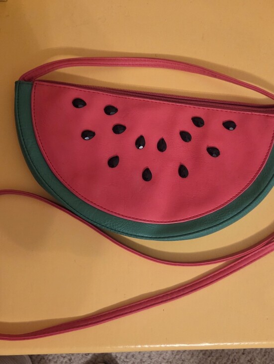 Handbags - Watermelon Crossbody Bag - Red & Green